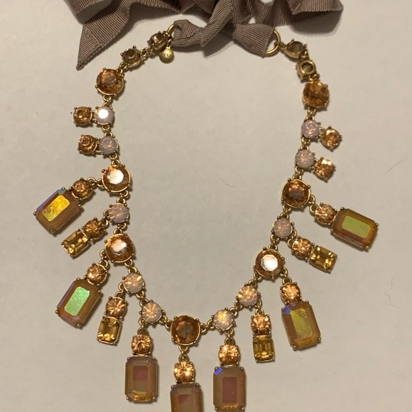 J. Crew Jewelry - J. Crew Rainbow Pinky Browns Prism necklace